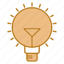 bulb, creative, idea, light