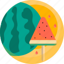 summer, watermelon, beach, vacation