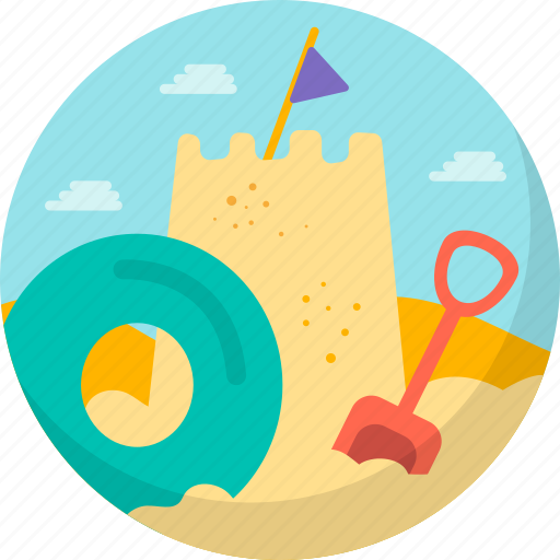 Summer, sand, beach, vacation icon - Download on Iconfinder