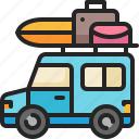 car, vehicle, transportation, van, travel, caravan