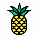 summer, holiday, vacation, beach, pineapple, fruit, tropical