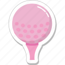 ball, game, golf, golf tee, sports