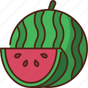 watermelon, fruit, food, healthy, slice, fresh, summer