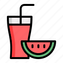 watermelon, fruit, tropical, juice