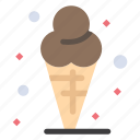 beach, cone, cream, ice