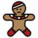 bakery, cookie, dessert, gingerbread, man