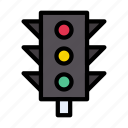 light, road, signal, stop, traffic