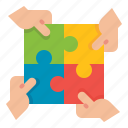 business, partnership, puzzle, solution, teamwork