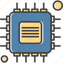 chip, computer, cpu, processor