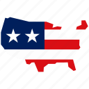 thanksgiving, usa, map, american, country, flag