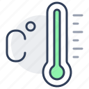 celsius, thermometer, temperature, measure, weather