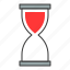 clock, hourglass, time, timer 