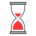 clock, hourglass, time, timer