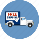 commerce, courier, delivery, retail, shipping, shopping, van