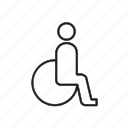 disability, accesibility, wheelchair, sign, direction, disabled, navigation