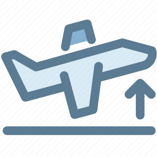 Airplane, departure, flight, fly, plane, sky, travel icon - Download on Iconfinder