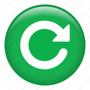 circular arrow, direction, loading, orientation, refresh