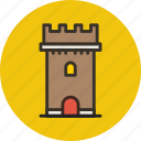 bastion, building, castle, tower