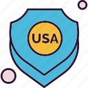 security, shield, usa