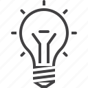 bulb, idea, lamp, light