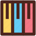 music, piano, instrument, user interface