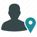 place, location, marker, avatar, customer, map pointer, user