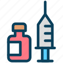 vaccine, medicine, healthcare, syringe, injection