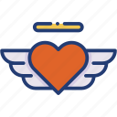 wing, heart, valentine, romantic, romance, love