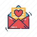 letter, love, heart, valentine