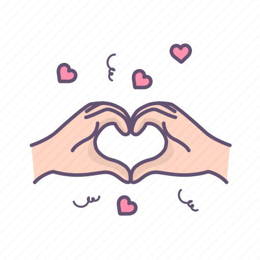 Hads, heart, love, valentine icon - Download on Iconfinder