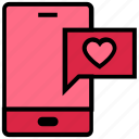 chat, love, message, mobile, smartphone, valentine’s day