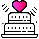 bakery, cake, heart, love, party, wedding