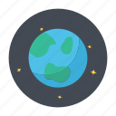 earth, globe, night, planet, space