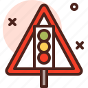 attention, direction, light, map, traffic, warning