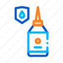 glue, material, waterproof icon