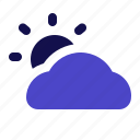 sun, cloudy, climate, forecast, weather, cloud