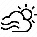 climate, cloudy, day, forecast, sun, weather, windy