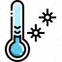 fahrenheit, snow, temperature, thermometer, winter