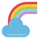 cloud, rainbow, weather, spectrum, nature