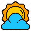 cloudy, weather, sun, cloud, forecast, meteorology, sky