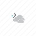 cloud, weather, clouds, cloudy, forecast, mostly cloud, night