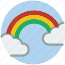 rainbow, weather