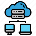 cloud, computer, hosting, server, computing