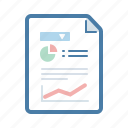 analytics, document, statistic, sales report