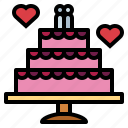 bakery, cake, love, romance, wedding