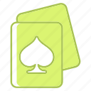 card, poker, spades