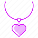 heart, jewelry, necklace