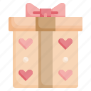 gift, heart, love, romance, valentines