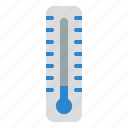 winter, weather, season, thermometer