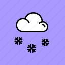 christmas, cloud, new, snow, snowfall, winter, year